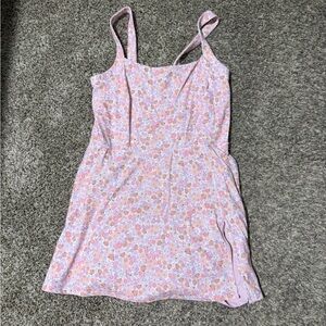 JoyLab Pink Floral Jumpsuit